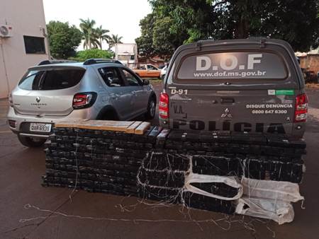 DOF apreende quase meia tonelada de maconha na MS-162 em Maracaju