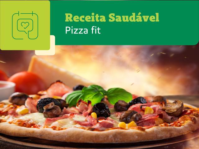 Receita Saudável: pizza fit  