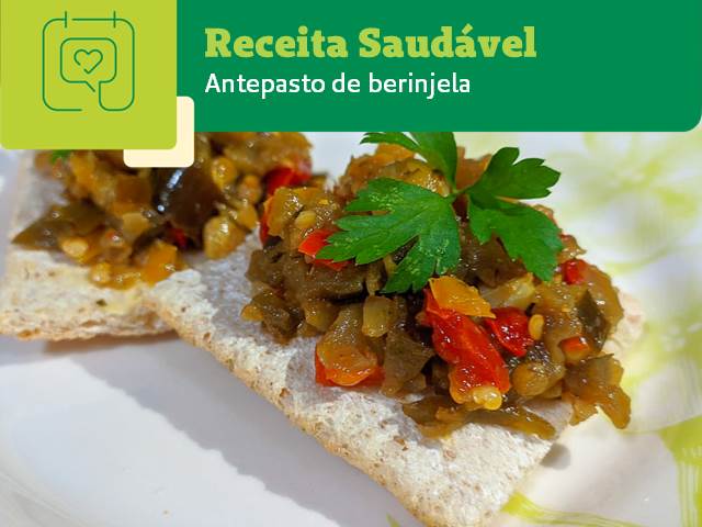 Receita Saudável: antepasto de berinjela  