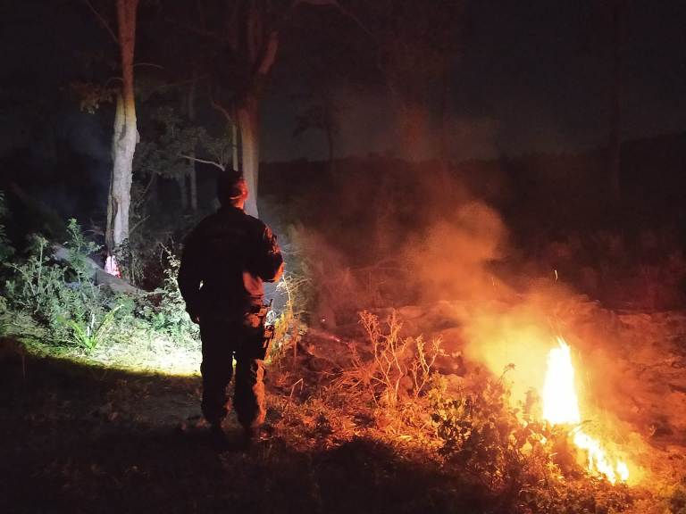 Polícia Militar Ambiental de Porto Murtinho autua infrator por incendiar restos de vegetação em leiras