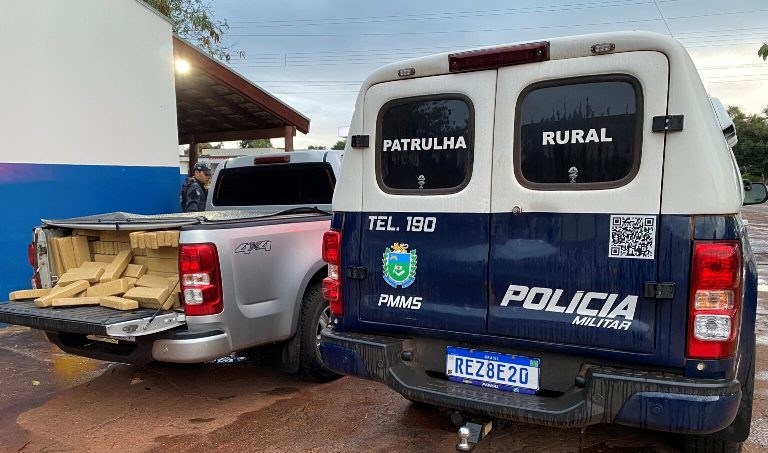 PM da Patrulha Rural do Boqueirão apreende quase 1,5 tonelada de maconha na BR-060