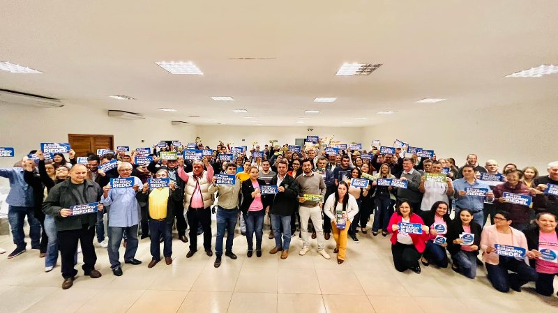 Em evento lotado, diretório municipal do PSDB em Bela Vista realiza ato de filiação e apoio à pré-candidatura de Eduardo Riedel