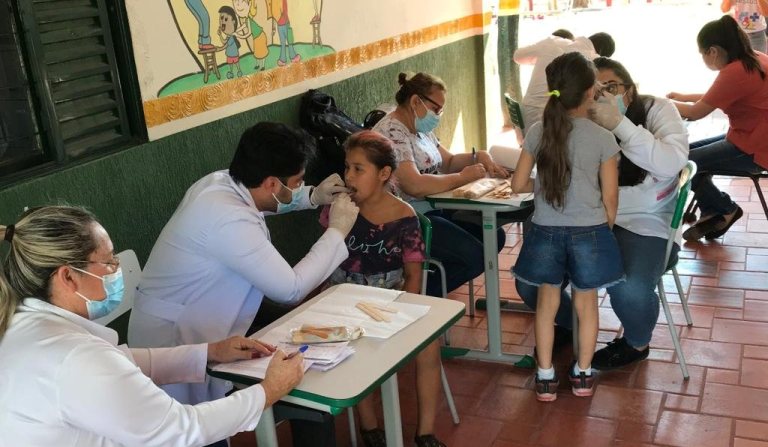 Bela Vista: Dentistas da Saúde Municipal realizam exames preventivos nas  Escolas