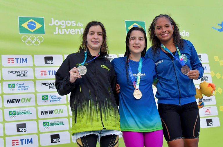 Na natação, Mato Grosso do Sul chega à primeira medalha nos Jogos da Juventude 2022