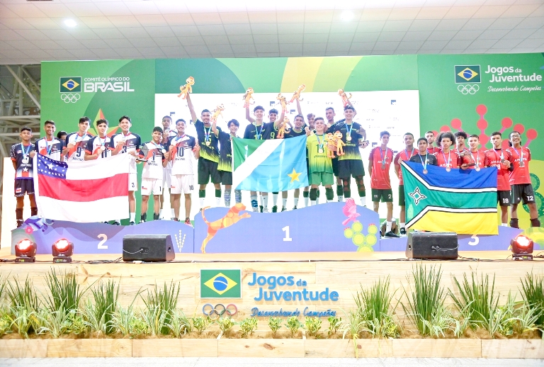 Com título no vôlei masculino, Mato Grosso do Sul tem dia cheio de medalhas nos Jogos da Juventude