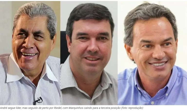Instituto Paraná mostra Riedel ameaçando a liderança de André
