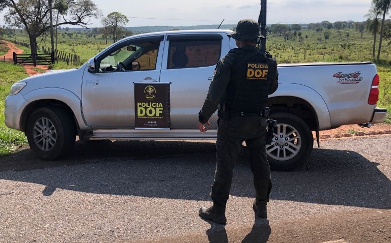 Camionete roubada no Distrito Federal foi recuperada pelo DOF antes de chegar ao Paraguai