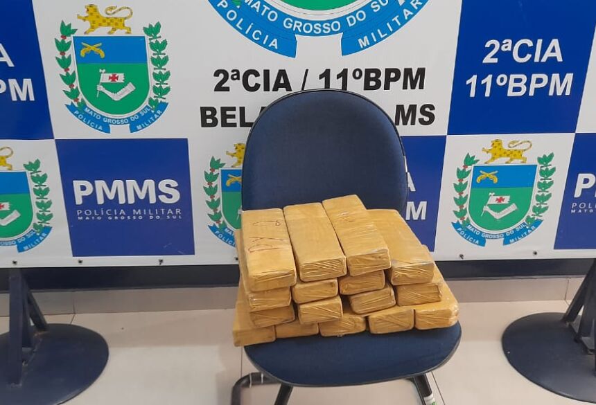 PM de Bela Vista prende casal com drogas no travesseiro que tinha destino a cidade de Bonito MS