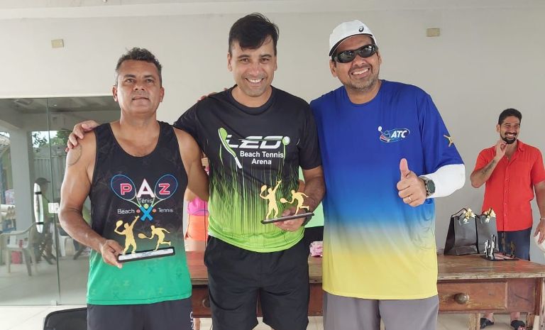 Definidos os campeões do estadual de beach tennis em Corumbá