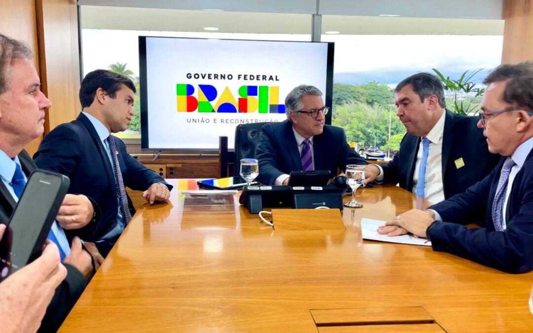 Em Brasília, governador se reúne com ministro para tratar de questões estratégicas para MS