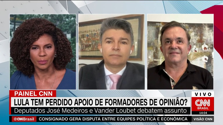 Na CNN, Vander destaca que governo Lula segue com grande apoio e aprovação