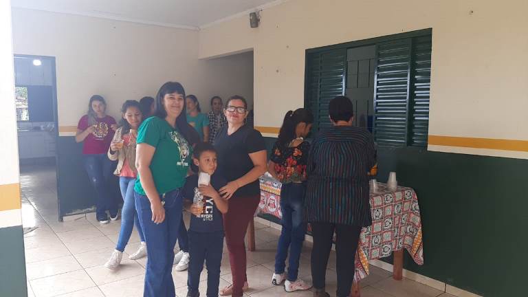 Acolhimento marca o retorno às aulas na Escola Municipal Enir Monteiro Nunes Rondão