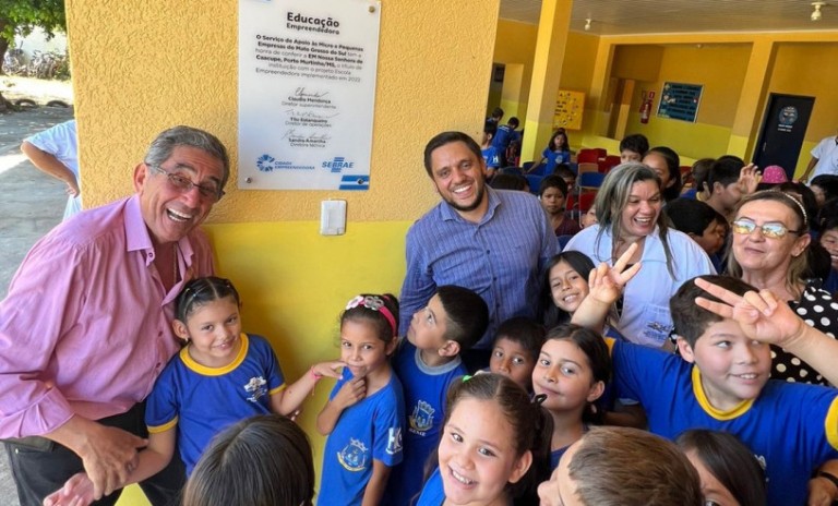 Escolas de Porto Murtinho recebem homenagem do Sebrae/MS por fomento ao empreendedorismo