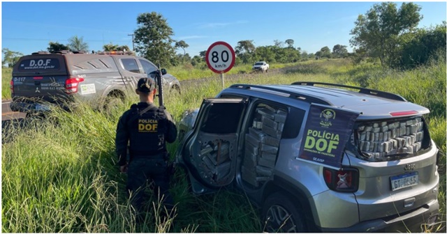 Boqueirão: Polícia prende jovem que levava mais de 1 tonelada de maconha em Jeep