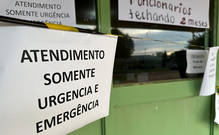 Guia Lopes da laguna: Funcionários do hospital Edelmira Nunes de Oliveira, reivindicam salários em atraso