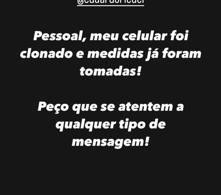 Governo de Mato Grosso do Sul comunica clonagem do celular do governador Eduardo Riedel