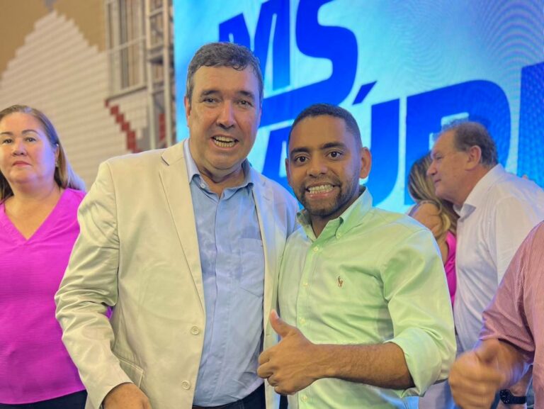 Prefeito de Antônio João, Marcelo Pé, participa do lançamento do programa “MS Saúde: Mais Saúde, Menos Fila”