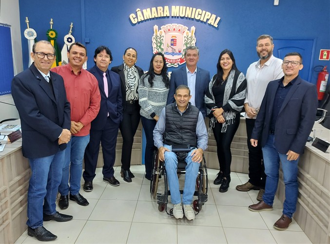 Suplente de Vereador, Alexandre Pitangueiras toma posse na Câmara Municipal de Jardim em sessão ordinária