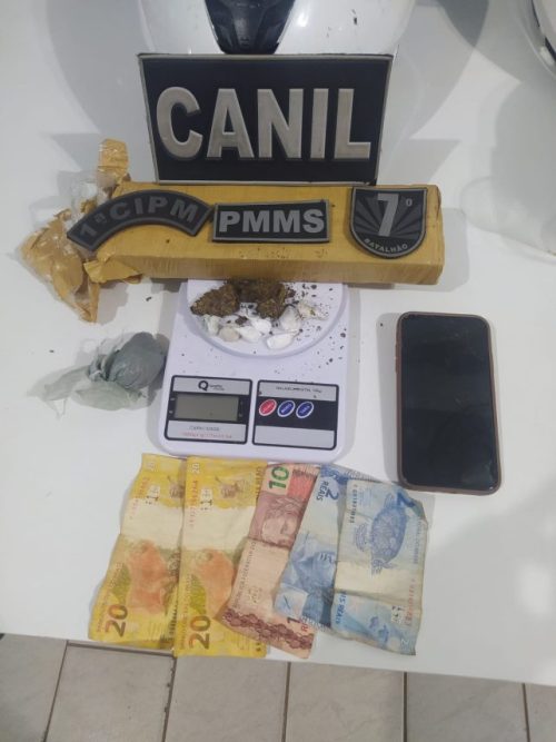 Polícia Militar e Operação com cães, realiza prisão de traficantes em Bonito