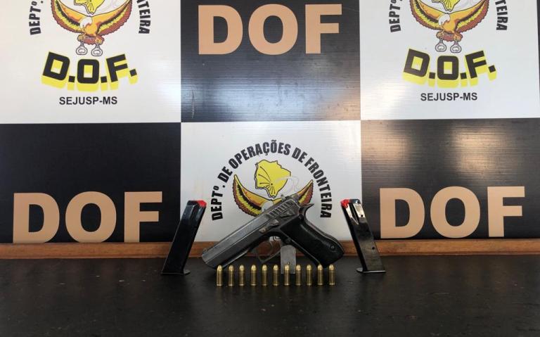 DOF apreende mais duas armas de fogo e número de apreensões quase dobra