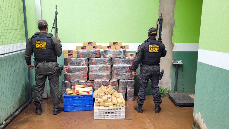 Foragido da Justiça é recapturado pelo DOF com mais de 800 quilos de drogas em Ponta Porã