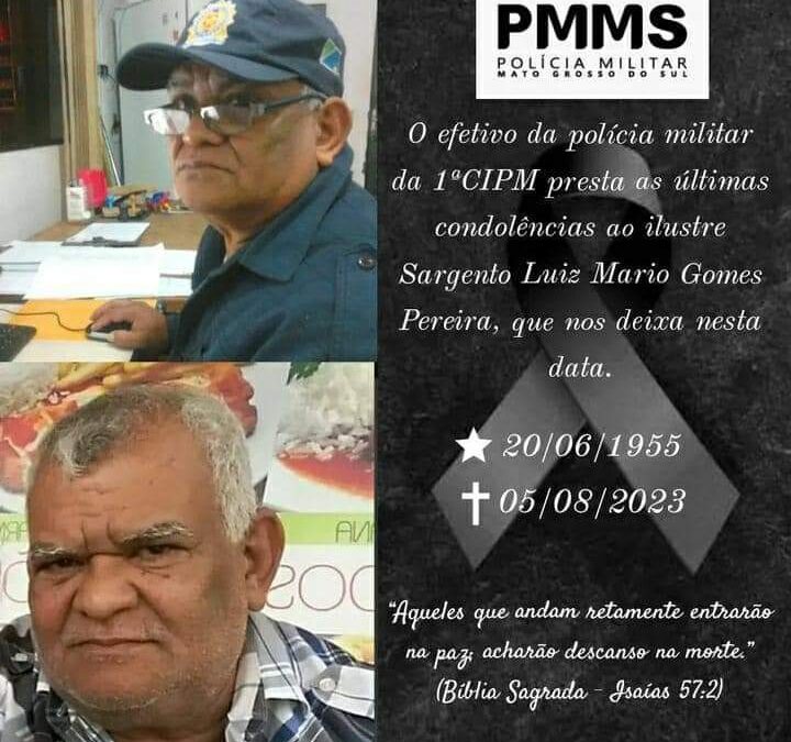 Morre o locutor e policial militar Sargento Mário, na manhã desse sábado (05)