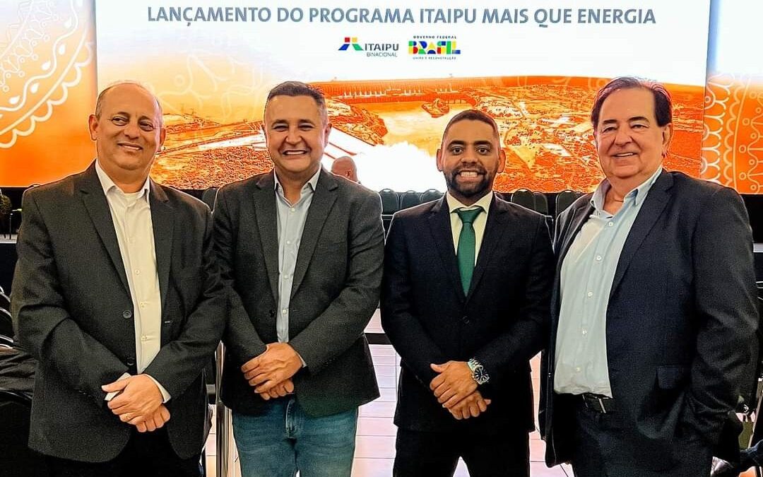 Marcelo Pé participa do lançamento do programa “Itaipu Mais que Energia”