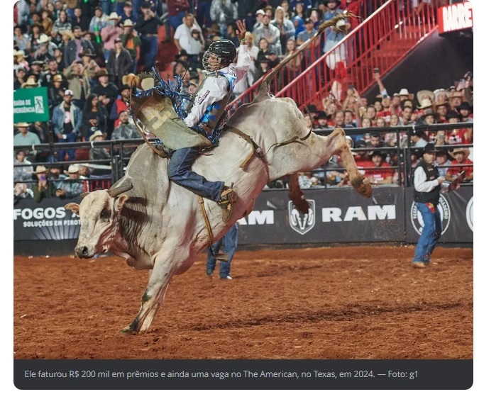 Peão campeão do rodeio de Barretos será recebido com festa em