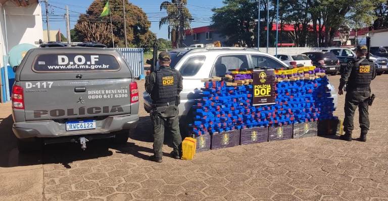 Homem vem de Santa Catarina, pega drogas no Paraguai e é preso pelo DOF em Amambai