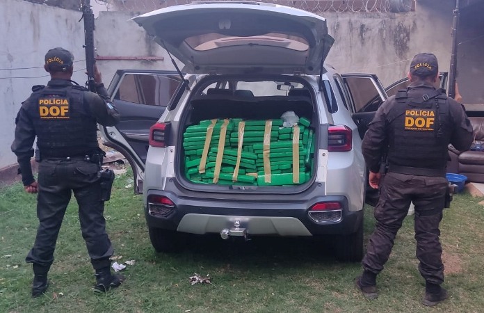 Quase meia tonelada de maconha é apreendida pelo DOF em Ponta Porã