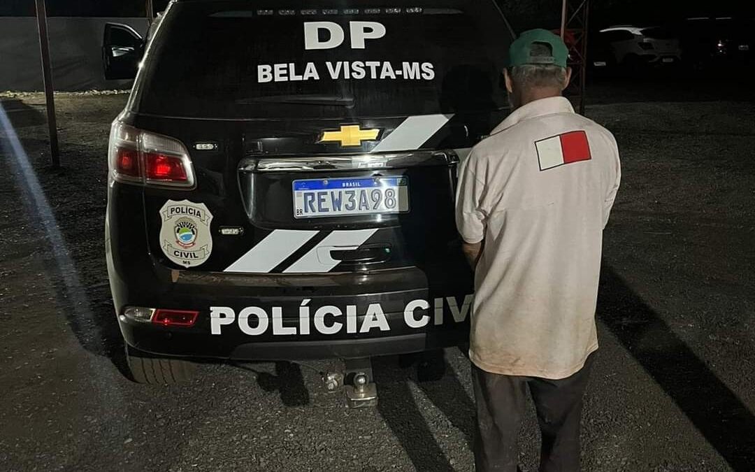 Polícia Civil de Bela Vista cumpre mandado de prisão e prende investigado pelo crime de estupro de vulnerável
