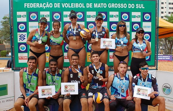 Calendário estadual do vôlei de praia é encerrado e confirma últimos campeões em MS