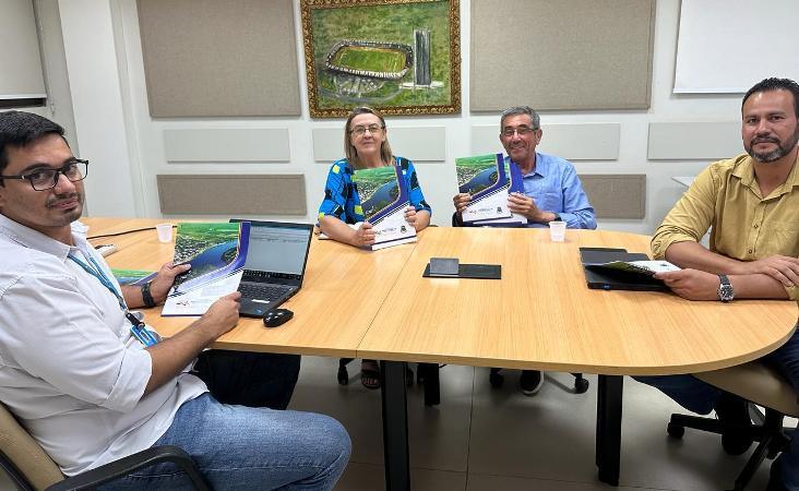 Prefeito Nelson Cintra se reúne com técnicos da Energisa em Campo Grande