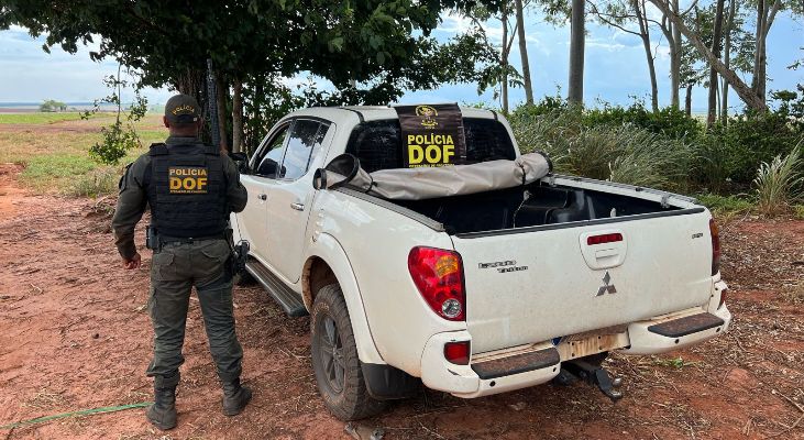 DOF recupera camionete roubada no Paraná no início do mês