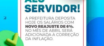 Prefeitura de Caracol deposita hoje salário dos servidores com novo reajuste