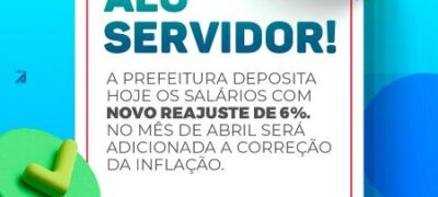 Prefeitura de Caracol deposita hoje salário dos servidores com novo reajuste