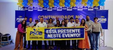 Caravana de Caracol prestigia ato de filiação do PSDB em Bela Vista