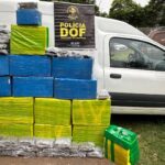 Veículo furtado em Minas Gerais é recuperado pelo DOF em Tacuru carregado com mais de 350 quilos de drogas