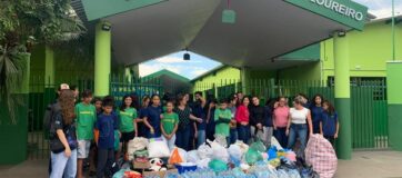 SOS Rio Grande do Sul: Rotary de Bela Vista recebe doações da escola Estadual Vera Guimarães Loureiro  