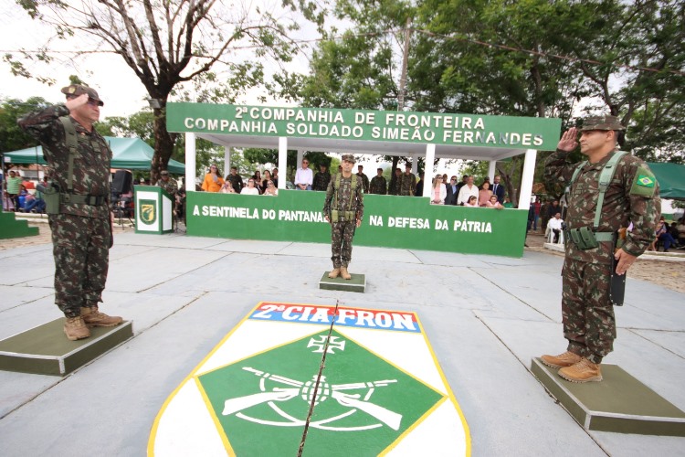 Porto Murtinho: Sentinela do Pantanal promoveu troca de comando nesta sexta-feira, 20