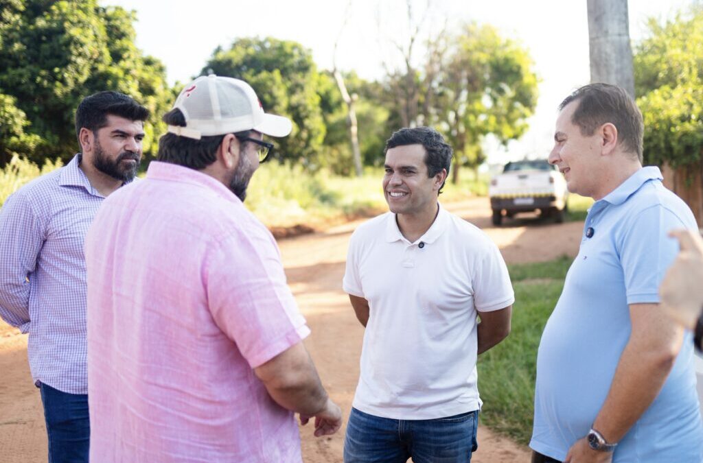 Jardim : Guga e Thiago Monteiro recebem visita de Beto Pereira anunciando investimentos para o município