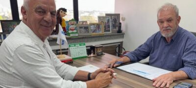 Prefeito Neco Pagliosa se reúne com Geraldo Resende para tratar de novos investimentos para Caracol