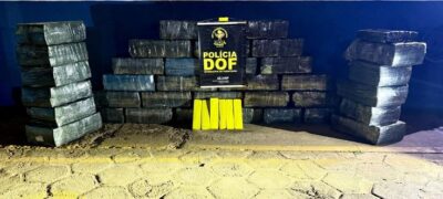 Ação conjunta entre DOF, CGPA e PM resulta na recuperação de carro furtado com mais de 1,2 tonelada de drogas