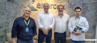 Prefeito Carlos Pagliosa cumpre agenda com presidente da Energisa em Campo Grande