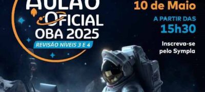OBA realiza aulão gratuito no sábado