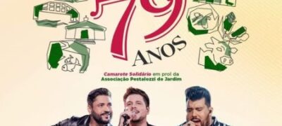 Jardim celebra 79 anos com grande show na véspera do aniversário e programação especial para toda a população