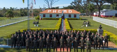Oficiais-alunos da EsAO realizam visita histórico-cultural ao Parque Colônia Militar dos Dourados, em Antônio João