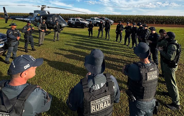 PMMS divulga resultados da Operação Falcão, desenvolvida nas áreas rurais