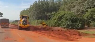 Ação Parlamentar: MS-276 já está em obras após pedido de Renato Câmara