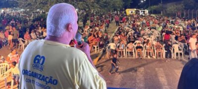 Prefeito Neco Pagliosa comemora sucesso da programação dos 60 anos de Caracol